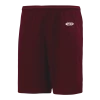 Athletic (AK) Knit Athletic Knit (AK) BAS1300L-009 Ladies Maroon Baseball Shorts