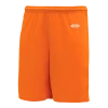 Athletic (AK) Knit Athletic Knit (AK) BAS1300L-064 Ladies Orange Baseball Shorts