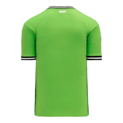 Athletic (AK) Knit Athletic Knit (AK) V1333A-107 Adult Lime Green/Black/White Volleyball Jersey Hockey