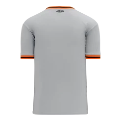 Athletic (AK) Knit Athletic Knit (AK) S1333A-111 Adult Grey/Orange/Black Soccer Jersey Hockey