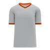 Athletic (AK) Knit Hockey Athletic Knit (AK) V1333A-111 Adult Grey/Orange/Black Volleyball Jersey