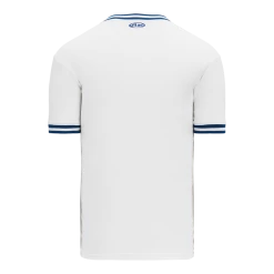 Athletic (AK) Knit Athletic Knit (AK) BA1333A-207 Adult White/Royal Blue Pullover Baseball Jersey