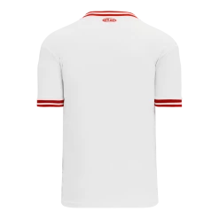 Athletic (AK) Knit Athletic Knit (AK) V1333A-209 Adult White/Red Volleyball Jersey