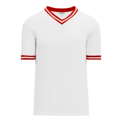 Athletic (AK) Knit Hockey Athletic Knit (AK) V1333Y-209 Youth White/Red Volleyball Jersey