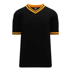Athletic (AK) Knit Athletic Knit (AK) S1333Y-212 Youth Black/Gold Soccer Jersey Hockey