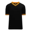 Athletic (AK) Knit Athletic Knit (AK) V1333A-212 Adult Black/Gold Volleyball Jersey Hockey
