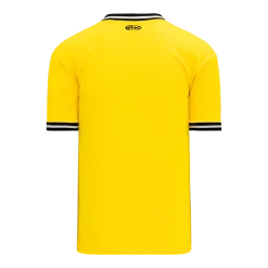 Athletic (AK) Knit Athletic Knit (AK) S1333A-256 Adult Maize/Black/White Soccer Jersey Hockey