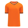 Athletic (AK) Knit Athletic Knit (AK) S1333A-330 Adult Orange/Black/White Soccer Jersey Hockey