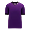 Athletic (AK) Knit Athletic Knit (AK) S1333A-438 Adult Purple/Black/White Soccer Jersey