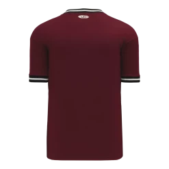 Athletic (AK) Knit Athletic Knit (AK) S1333A-443 Adult Maroon/Black/White Soccer Jersey Hockey