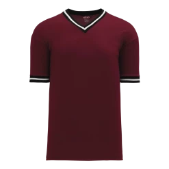 Athletic (AK) Knit Athletic Knit (AK) S1333Y-443 Youth Maroon/Black/White Soccer Jersey Hockey