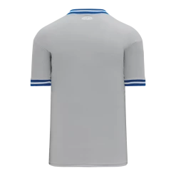 Athletic (AK) Knit Hockey Athletic Knit (AK) S1333A-450 Adult Grey/Royal Blue/White Soccer Jersey