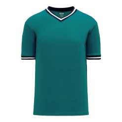 Athletic (AK) Knit Hockey Athletic Knit (AK) BA1333Y-456 Youth Pacific Teal/Navy/White Pullover Baseball Jersey