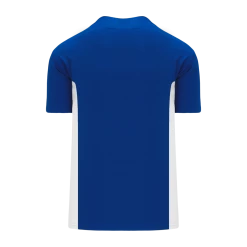 Athletic (AK) Knit Hockey Athletic Knit (AK) BA1343A-206 Adult Royal Blue/White One-Button Baseball Jersey