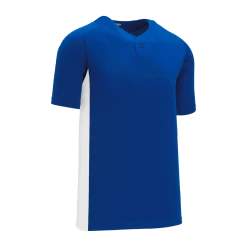 Athletic (AK) Knit Hockey Athletic Knit (AK) BA1343Y-206 Youth Royal Blue/White One-Button Baseball Jersey