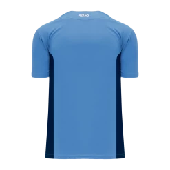 Athletic (AK) Knit Athletic Knit (AK) BA1343Y-229 Youth Sky Blue/Navy One-Button Baseball Jersey