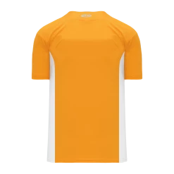 Athletic (AK) Knit Athletic Knit (AK) BA1343A-236 Adult Gold/White One-Button Baseball Jersey