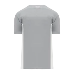 Athletic (AK) Knit Athletic Knit (AK) BA1343Y-245 Youth Grey/White One-Button Baseball Jersey Hockey