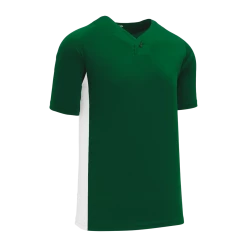Athletic (AK) Knit Athletic Knit (AK) BA1343Y-260 Youth Dark Green/White One-Button Baseball Jersey Hockey