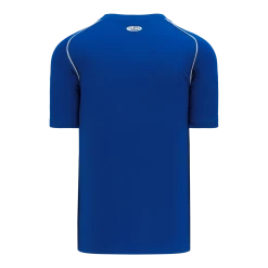 Athletic (AK) Knit Hockey Athletic Knit (AK) BA1344A-206 Adult Royal Blue/White Two-Button Baseball Jersey