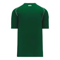 Athletic (AK) Knit Athletic Knit (AK) BA1344Y-260 Youth Dark Green/White Two-Button Baseball Jersey