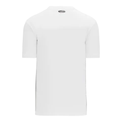 Athletic (AK) Knit Athletic Knit (AK) BA1347A-000 Adult White Two-Button Baseball Jersey