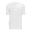 Athletic (AK) Knit Hockey Athletic Knit (AK) BA1347Y-000 Youth White Two-Button Baseball Jersey