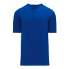 Athletic (AK) Knit Hockey Athletic Knit (AK) BA1347A-002 Adult Royal Blue Two-Button Baseball Jersey