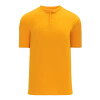 Athletic (AK) Knit Athletic Knit (AK) BA1347Y-006 Youth Gold Two-Button Baseball Jersey Hockey