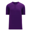 Athletic (AK) Knit Athletic Knit (AK) BA1347Y-010 Youth Purple Two-Button Baseball Jersey