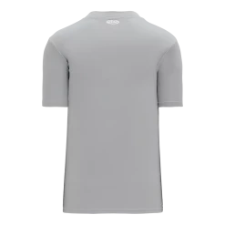 Athletic (AK) Knit Athletic Knit (AK) BA1347A-012 Adult Grey Two-Button Baseball Jersey Hockey