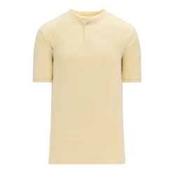 Athletic (AK) Knit Hockey Athletic Knit (AK) BA1347Y-048 Youth Sand Two-Button Baseball Jersey