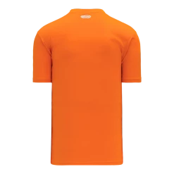 Athletic (AK) Knit Athletic Knit (AK) BA1347A-064 Adult Orange Two-Button Baseball Jersey