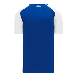 Athletic (AK) Knit Athletic Knit (AK) BA1375M-206 Mens Royal Blue/White Pullover Baseball Jersey Hockey