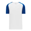 Athletic (AK) Knit Athletic Knit (AK) V1375L-207 Ladies White/Royal Blue Volleyball Jersey