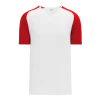 Athletic (AK) Knit Hockey Athletic Knit (AK) S1375Y-209 Youth White/Red Soccer Jersey