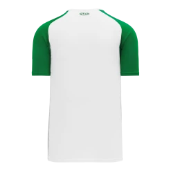 Athletic (AK) Knit Athletic Knit (AK) S1375M-211 Mens White/Kelly Green Soccer Jersey Hockey
