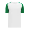 Athletic (AK) Knit Hockey Athletic Knit (AK) V1375Y-211 Youth White/Kelly Green Volleyball Jersey