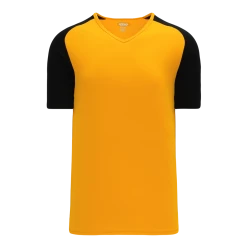 Athletic (AK) Knit Athletic Knit (AK) S1375Y-213 Youth Gold/Black Soccer Jersey