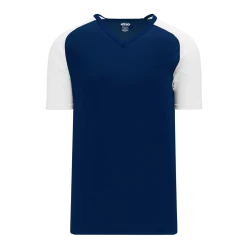 Athletic (AK) Knit Hockey Athletic Knit (AK) S1375L-216 Ladies Navy/White Soccer Jersey