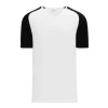 Athletic (AK) Knit Athletic Knit (AK) S1375Y-222 Youth White/Black Soccer Jersey Hockey