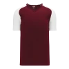 Athletic (AK) Knit Athletic Knit (AK) V1375Y-233 Youth Maroon/White Volleyball Jersey Hockey
