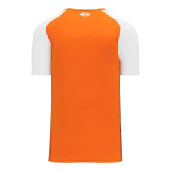 Athletic (AK) Knit Hockey Athletic Knit (AK) BA1375L-238 Ladies Orange/White Pullover Baseball Jersey