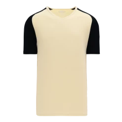 Athletic (AK) Knit Hockey Athletic Knit (AK) S1375M-240 Mens Sand/Black Soccer Jersey