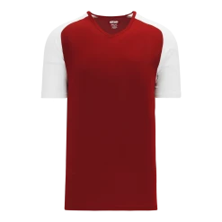 Athletic (AK) Knit Hockey Athletic Knit (AK) V1375Y-250 Youth AV Red/White Volleyball Jersey