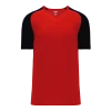 Athletic (AK) Knit Athletic Knit (AK) V1375M-264 Mens Red/Black Volleyball Jersey Hockey