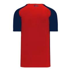 Athletic (AK) Knit Athletic Knit (AK) S1375M-268 Mens Red/Navy Soccer Jersey Hockey