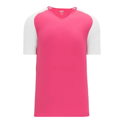 Athletic (AK) Knit Athletic Knit (AK) V1375L-275 Ladies Pink/White Volleyball Jersey