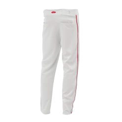 Athletic (AK) Knit Athletic Knit (AK) BA1391A-209 Adult White/Red Pro Baseball Pants