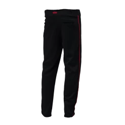 Athletic (AK) Knit Athletic Knit (AK) BA1391Y-249 Youth Black/Red Pro Baseball Pants